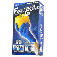 エステー　フードタッチグローブ　No1200　使いきりニトリル手袋　粉なし　M　760657　1箱（50枚入）