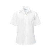 セロリー（Selery） 半袖ブラウス ホワイト 7号 S-35818 1着（直送品）