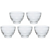 耐熱ガラス製 カップ グラス 170mL 1セット（5個入）電子レンジ・オーブン・食洗機可能 スタッキング可 日本製 HARIO（ハリオ）