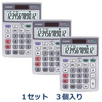 カシオ計算機 グリーン購入法対応電卓 MW-12GT-N 1セット（3個入）