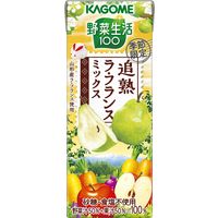 【アウトレット】カゴメ 野菜生活100 追熟ラ・フランスミックス 195ml 1箱（24本入）