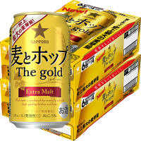 【クリアランス】　サッポロ　麦とホップ　Ｔｈｅ　Gｏｌｄ　350ml　48缶