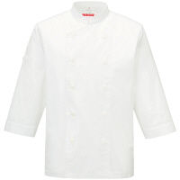 KAZEN（カゼン） コックシャツ七分袖 ホワイト 3L APK210-C/10 1着（直送品）