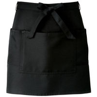 KAZEN（カゼン） サロンエプロン ブラック F APK492-C/5 1枚（直送品）