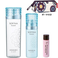 花王　SOFINA　beaute（ソフィーナボーテ）　高保湿しっとり福袋　トラベルポーチ付（マリーゴールド）