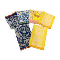 キャラクタータオル6枚セット　ウォッシュタオル（ハンドタオル）4枚　フェイスタオル2枚　（マリオ・ポケモン）