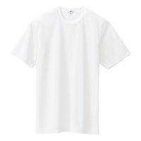 AITOZ(アイトス) ユニセックス 半袖Tシャツ（ポケット無し） ホワイト AZ-10574