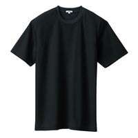 AITOZ（アイトス） ユニセックス 半袖Tシャツ（ポケット無し） ブラック L AZ-10574 1着（直送品）