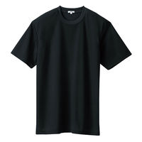 AITOZ(アイトス) ユニセックス 半袖Tシャツ（ポケット無し） ブラック AZ-10574