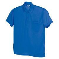 AITOZ（アイトス） ユニセックス 大きいサイズ 吸汗速乾（クールコンフォート） 半袖ポロシャツ ロイヤルブルー 6L AZ-10579（直送品）