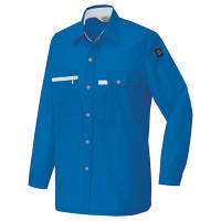 アイトス　長袖シャツ（薄地）　ロイヤルブルー 6L　AZ5365-006-6L　1着　（直送品）