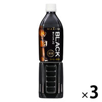 味の素AGF 「マキシム」ボトルコーヒー 香りとキレの ブラック 無糖 900ml 1セット（3本）