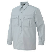 AITOZ（アイトス） メンズ 大きいサイズ 薄地長袖シャツ シルバーグレー 4L AZ-5665 1着（直送品）