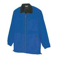 アイトス　エコ中綿ショートコート（男女兼用）　ブルー 4L　AZ5850-006-4L　1着　（直送品）