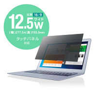 プライバシーフィルター 12.5W型 (277.5mm×155.5mm) のぞき見防止 セキュリティ 液晶保護 EF-PFS125W エレコム 1枚