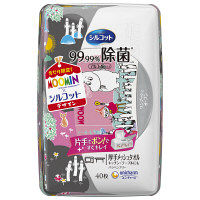 シルコット 99.99%除菌 アルコールタイプ ウェットティッシュ ムーミンデザインA 本体 40枚入 ユニ・チャーム