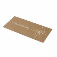 MARUAI（マルアイ）ギフト券封筒congratulations　ゴールド　JM-GF-CG　アッシュコンセプト　KONCENT（コンセント）　1袋（5枚入）