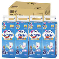 【ロゴなしケース】 大人用紙おむつ ライフリー パンツ用尿とりパッド ズレずに安心 長時間用 3回1ケース（80枚：20枚入×4パック）ユニ・チャーム