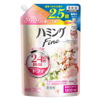 ハミングファイン ヨーロピアンジャスミンソープの香り 超特大 詰め替え 1200ml 1個 柔軟剤 花王