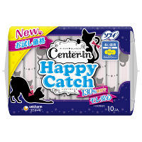 【お試し】ナプキン 生理用品 羽つき 多い日の夜 センターイン ハッピーキャッチ 1個（10枚） ユニ・チャーム