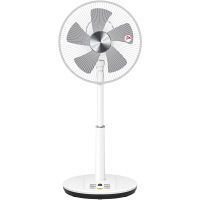 YAMAZEN　30cm DCリビング扇 立体首振り　白　YLRX-BKD302(W)　1台