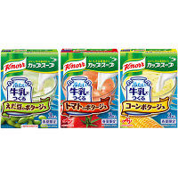 【LOHACO限定セット】味の素　クノールカップスープ　冷たい牛乳で作るポタージュ3種食べ比べセット