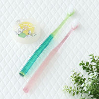 LOHACO Lifestyle Oral Care 歯ブラシ （超コンパクト ふつう 緑・ピンク）+フレーバーフロスレモンベルガモット  オリジナル