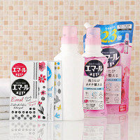 【LOHACO限定おまけ付】エマール アロマティックブーケの香り 本体（500ml）+詰め替え（920ml）+空ボトル＆デコレーションシール付き