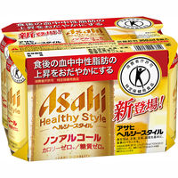 【ワゴンセール】ノンアルコールビール　ヘルシースタイル　350ml×6本　ノンアルコール　アサヒビール