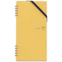 プラス リングノート カ.クリエ ツインリング A4×1/3 たんぽぽ RT-650GC 77-915