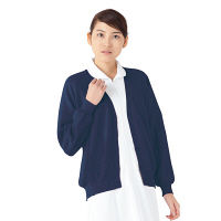 KAZEN カーディガン 女性用 長袖 ネイビー 4L 189-91（直送品）