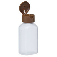 金鵄製作所 マーカー瓶（60mL）ワンタッチキャップ（ブラウン） 1袋（100本入）