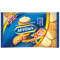 明治　マクビティバニラクリーム袋