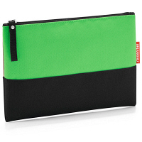 【アウトレット】ライゼンタール　ポーチ　パッチワークグリーン　1個