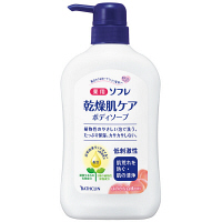 【アウトレット】バスクリン　薬用ソフレ　乾燥肌ケア　ボディソープ　本体　550mL