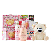 【数量限定】ファーファぬいぐるみ付セット（ファーファー粉洗剤、ファーファ柔軟剤、ラックスルミニーク、ラックスボディソープ、バブ入浴剤、ファーファぬいぐるみ小）