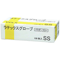 【アウトレット】VCLXラテックスグローブパウダーフリー　SS　VCLX-SS　1箱（100枚入)