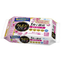 エリエール キレキラ！1枚で徹底トイレおそうじシート ローズ 詰め替え 1パック（20枚入）除菌99.9％・消臭・抗菌・防臭 大王製紙