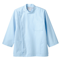 住商モンブラン ケーシー（メンズ・8分袖） 医務衣 医療白衣 サックスブルー（水色） M 52-813（直送品）