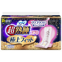 ナプキン 特に多い日の夜用 羽つき 37.0cm ソフィ 超熟睡極上フィットスリム 1個（10枚） ユニ・チャーム