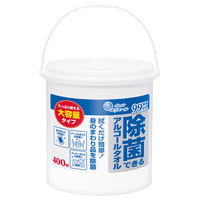 ウェットティッシュ アルコール除菌 大容量 本体 400枚入 エリエール除菌できるアルコールタオル 大王製紙