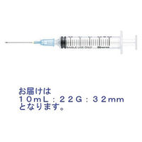 ジェイ・エム・エス　JMSシリンジG　10mL：22G　JS-S10C2232R　1箱（100本入）