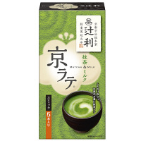 辻利　京ラテ　抹茶＆ミルク　70g　1箱（5本入）