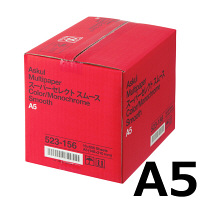 【アウトレット】アスクル　マルチペーパー　セレクト　スムースA5　1箱（500枚×10冊）