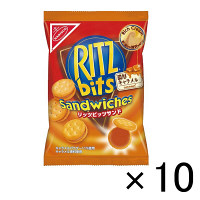 【アウトレット】ヤマザキナビスコ　リッツビッツサンド　濃厚キャラメル　1セット（45g×10袋入）