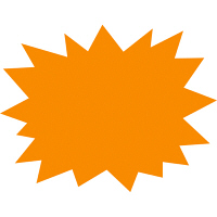 ササガワ タカ印 ケイコーカード 爆発型 小 橙 14-3904 1箱（30枚入×5冊）（取寄品）
