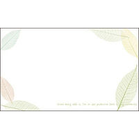 ササガワ タカ印 カード 葉脈リーフ 無字 16-1729 1箱（30枚入×5冊）（取寄品）