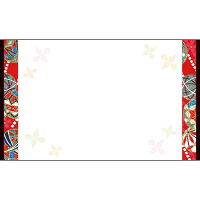 ササガワ タカ印 カード 手鞠帯 名刺サイズ 16-1746 1箱（30枚入×5冊）（取寄品）