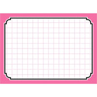 ササガワ タカ印 カード 小 ピンク枠 16-4272 1箱（50枚入×5冊）（取寄品）