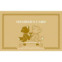ササガワ タカ印 メンバーズカード プレゼントベア 16-4901 1箱（50枚入×5冊）（取寄品）